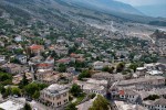 Widok na Gjirokaster z Twierdzy
