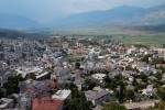 Widok na Gjirokaster z Twierdzy
