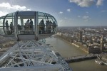 widok z London Eye
