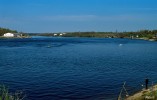 Rzeka Narva - granica Rosji i Estonii
