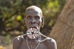 Mursi village
