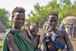 Mursi village

