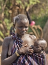 Mursi village
