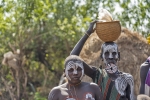 Mursi village
