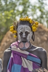 Mursi village
