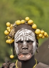 Mursi village
