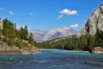 Banff National Park - okolice Bow Falls
