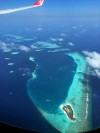 Malediwy z samolotu
