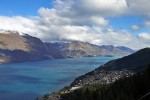 widok na Queenstown, jezioro Wakatipu
