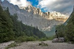 karabiczyk w hodzie zmarym podczas wspinaczki na Triglav
