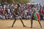 zawody wrestlingowe spotkane przypadkiem po drodze
