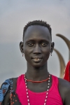 plemi Dinka w okolicach Dor - wieczr
