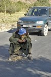 Chińczyk budujący drogi w Tadżykistanie

