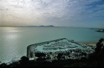 Sidi Bou Said - widok na Przyldek Bon
