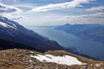 Jezioro Garda, widok z Monte Baldo
