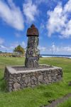 Moai w Hanga Roa
